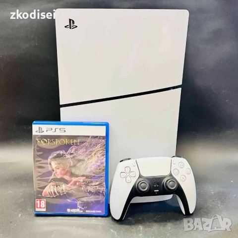 Конзола SONY - PS5 DISK SLIM с 1бр. джойстик и 1бр. игра