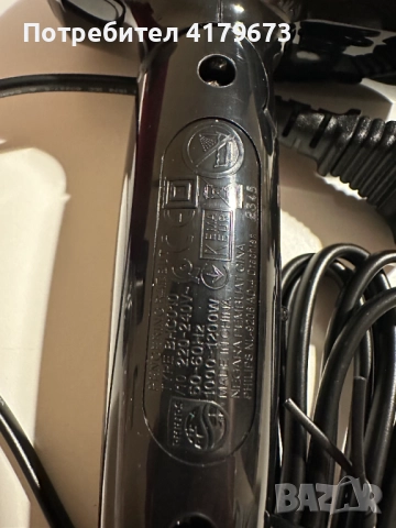 Напълно нов сешоар Philips черен лек сгъващ се удобен  , снимка 13 - Сешоари - 51967502