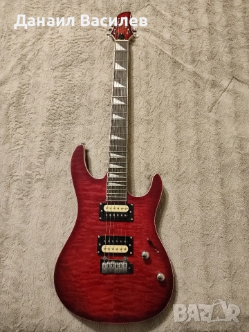 Електрическа китара J&D 805 TRB – H-H, тремоло, отлична за метъл