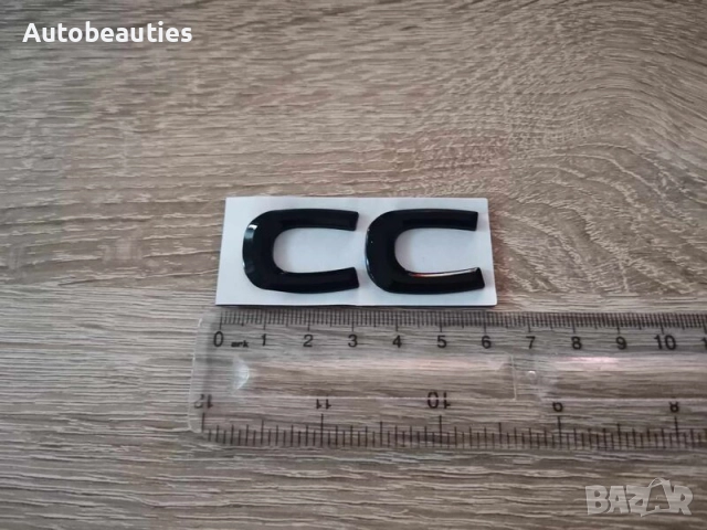 черна емблема Volkswagen CC, снимка 2 - Аксесоари и консумативи - 52293427