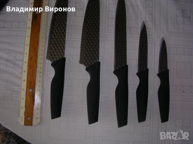 Ножове с лазерно заточване, снимка 4 - Прибори за хранене, готвене и сервиране - 51235491