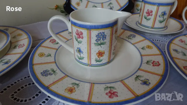 Порцелан Villeroy Boch Julie, снимка 5 - Чаши - 50279876