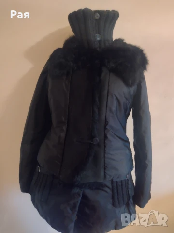 Черно елегантно яке + елек Ermanno Scervino, снимка 7 - Якета - 50742023