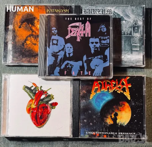 Burzum - Kataklysm - Atheist - Death - Carcass , снимка 1 - CD дискове - 49024203