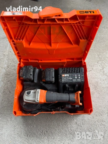 BTI A18 WKS BL ъглошлайф, снимка 2 - Ъглошлайфи - 53565398