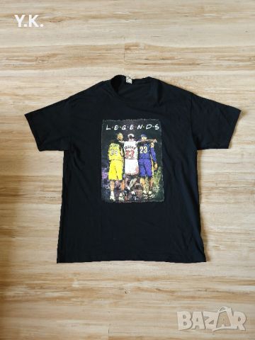 Мъжка тениска Fruit of the Loom x Kobe, Jordan & LeBron, снимка 1 - Тениски - 46257386