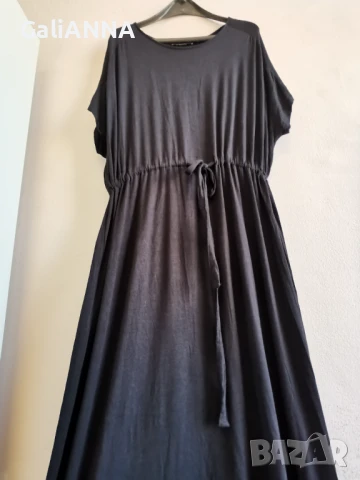 ДЪЛГА СТРАХОТНА ЧЕРНА РОКЛЯ 3XL