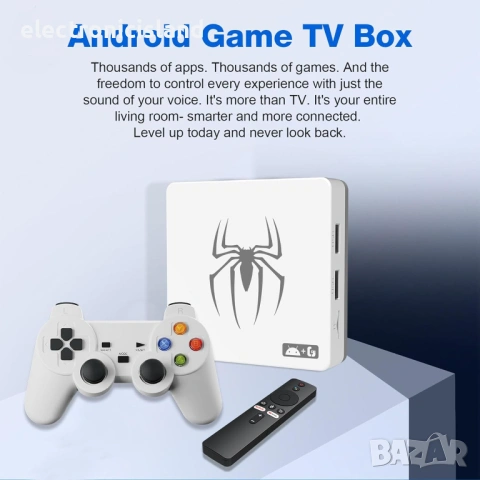 Игрова конзола и TV Box G7 Universal Edition Retro Games 25000+, Allwinner H618, BT 5.4, 4K Ultra HD, снимка 2 - Други игри и конзоли - 54258334