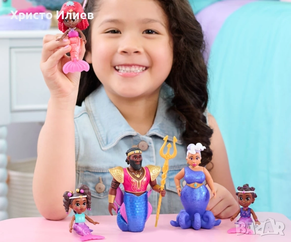 Ариел Комплект фигурки Кралско семейство Disney junior Ariel, снимка 6 - Фигурки - 52748776