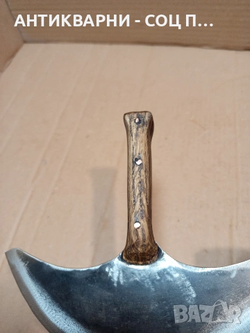 Стар Ръчно Изработен Сарашки Кожарски Нож. НОМЕР 1662., снимка 8 - Антикварни и старинни предмети - 53759699