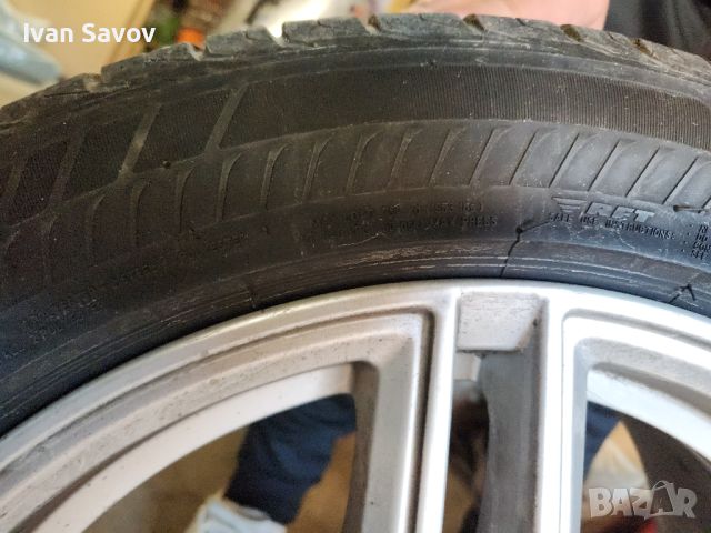 Джанти БМВ Borbet 17 с зимни гуми Bridgestone, снимка 6 - Гуми и джанти - 45700616