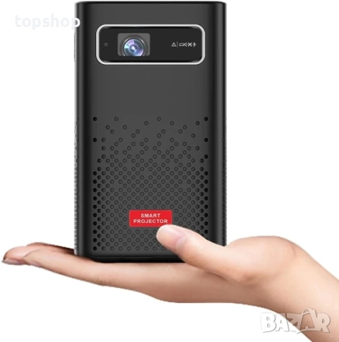 Мини проектор за пътуване C900 1080P Max 4K, WiFi и BT5, Android 9.0 Smart DLP проектор, сензорен...
