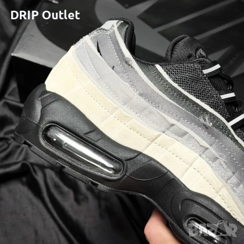 !ЛИМИТИРАНИ! Nike Air Max 95 | C*mme Des Garcons 'Grey' | + КУТИЯ, снимка 5 - Маратонки - 54167497