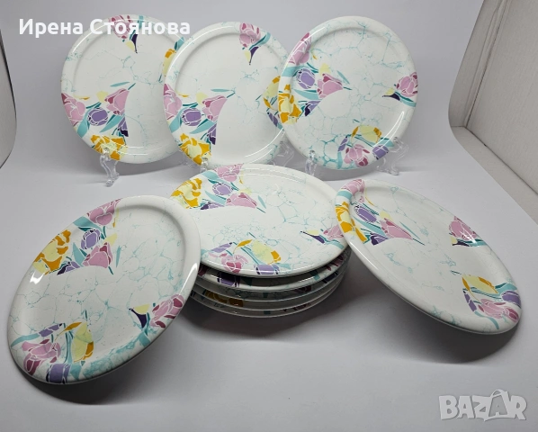 10 чинии за десерт Waechtersbach W. Germany, производство от 80-те години на Isola Bella