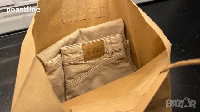 НОВО! Tally Weijl дънкови гащи широк крачол накъсан ефект, снимка 7 - Дънки - 51977689