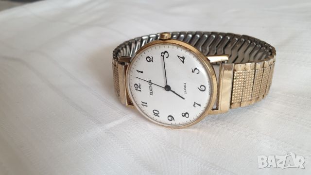 Мъжки позлатен механичен часовник Sekonda 23 Jewels, снимка 8 - Мъжки - 46432502