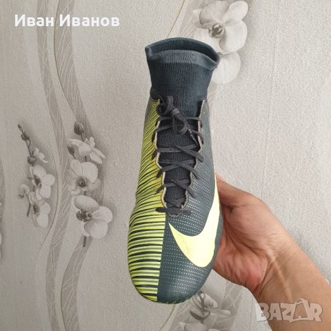 бутонки Nike Mercurial Victory VI CR7 DF FG номер 44,5-45, снимка 6 - Футбол - 46103868