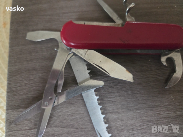 Wenger+пинсета+клечка за зъби, снимка 14 - Ножове - 53909565