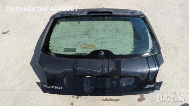 206 заден капак Peugeot 206 капак със стъкло, снимка 1 - Части - 46089785