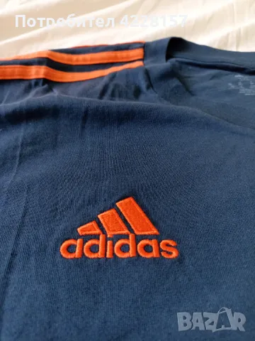 Оригинална тениска Adidas Manchester United Training T-Shirt 2022/2023 - цвят Crew Navy Размер 3XL Х, снимка 8 - Спортни дрехи, екипи - 47221167