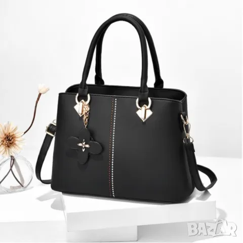 Дамска чанта Alyana Black, снимка 7 - Чанти - 47924666