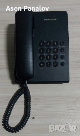 Телефон,стационарен PANASONIC KX-TS500FX-2 броя, снимка 2 - Стационарни телефони и факсове - 45001763