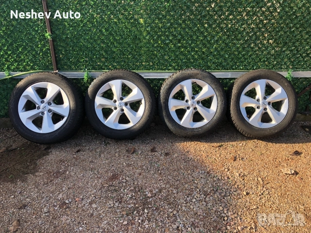 4бр. алуминиеви джанти с гуми от Nissan Qashqai 17 цола.