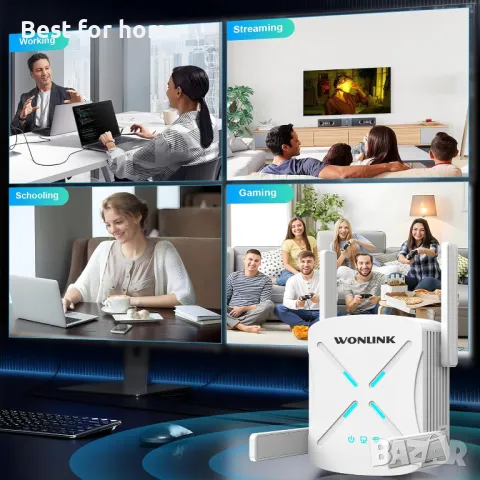 WiFi екстендър- усилвател на сигнала  WONLINK, снимка 6 - Друга електроника - 49750976