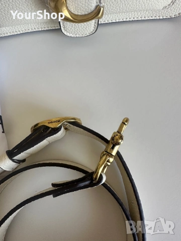 Чанта Coach Tabby 20 CY201 Екрю, снимка 5 - Чанти - 54048677