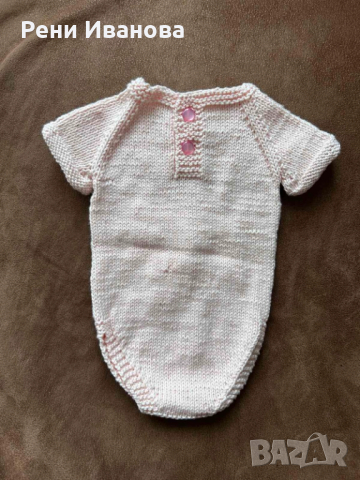 Плетени дрешки за момиче, снимка 2 - Комплекти за бебе - 52306974