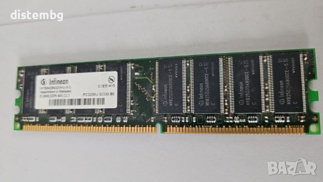 Памет за компютър 512MB DDR1 , снимка 1 - RAM памет - 46394351