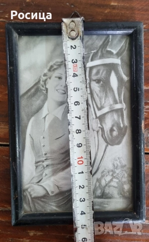 Картина "Момичето с нейния кон", снимка 3 - Други ценни предмети - 54028874