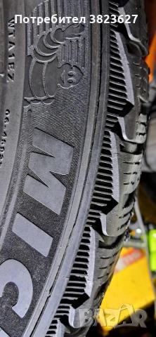 2 зимни гуми Мишелин 235 45 18 профил 7мм, снимка 5 - Гуми и джанти - 52681228