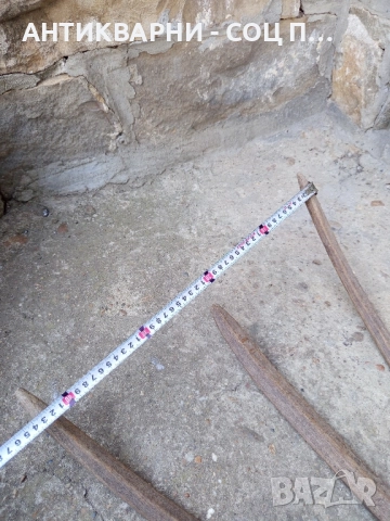 Стара Дървена Трирога Вила За Сено. , снимка 10 - Антикварни и старинни предмети - 51477603