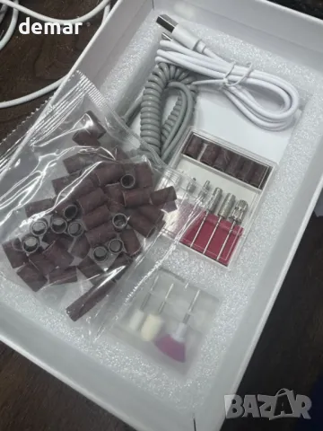 Безжична пила за нокти CHRISTINE SHELLY 35000RPM, презареждаща се, снимка 9 - Продукти за маникюр - 50434254