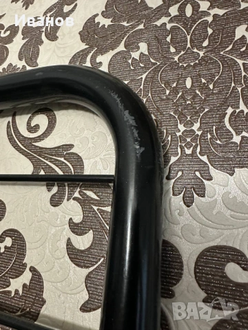 Стелаж решетка за куки със стойка черен употребяван с 35 куки и 4 държачи, снимка 3 - Стелажи и щандове - 53504809