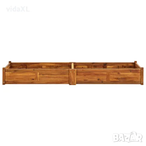 vidaXL Градинска повдигната леха, акациево дърво, 200x50x25 см(SKU:42568), снимка 2 - Други - 48135751