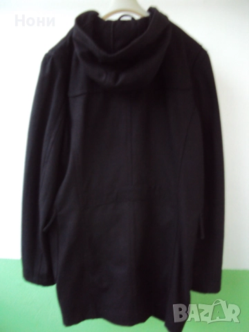 Мъжко зимно палто номер 56  в черен цвят., снимка 3 - Палта - 52482516