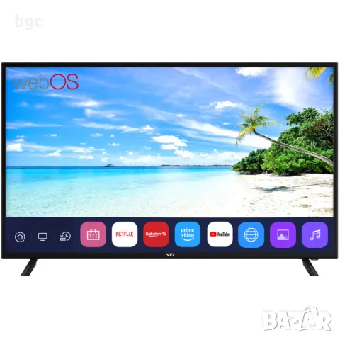 Телевизор NEI 50NE6800, 50" (126 см), Smart, 4K Ultra HD 24м. гаранция, снимка 1 - Телевизори - 47363026