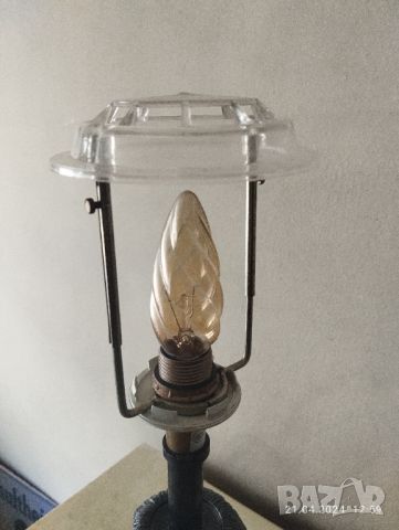 Стара лампа арт деко, снимка 6 - Настолни лампи - 45382839