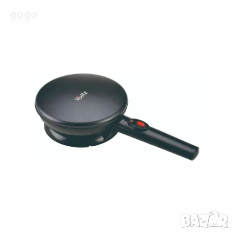 Уред за палачинки Voltz, 800W, 20 см, черен – идеален за перфектни палачинки, снимка 3 - Други - 50365997