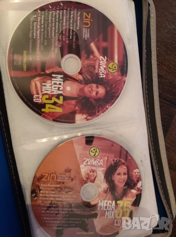 Оригинални Зумба дискове - 28 CD + 1 DVD (ZIN & Mega Mix), снимка 2 - CD дискове - 54110105