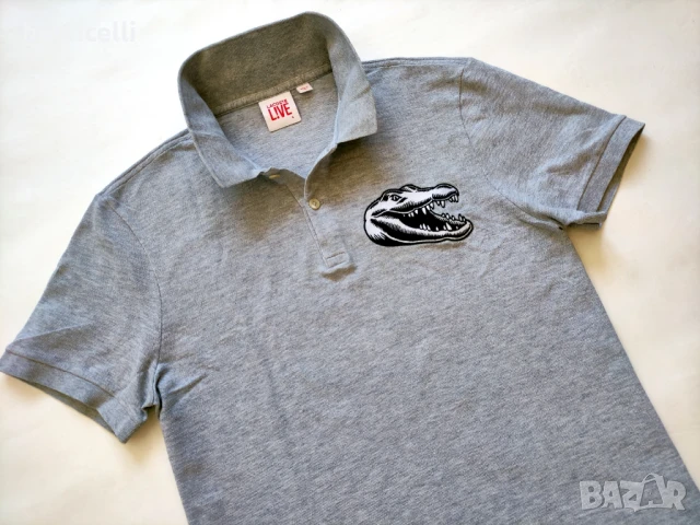 Lacoste LIVE! Cotton Polo Shirt Mens -M- оригинална мъжка тениска , снимка 2 - Тениски - 51085745