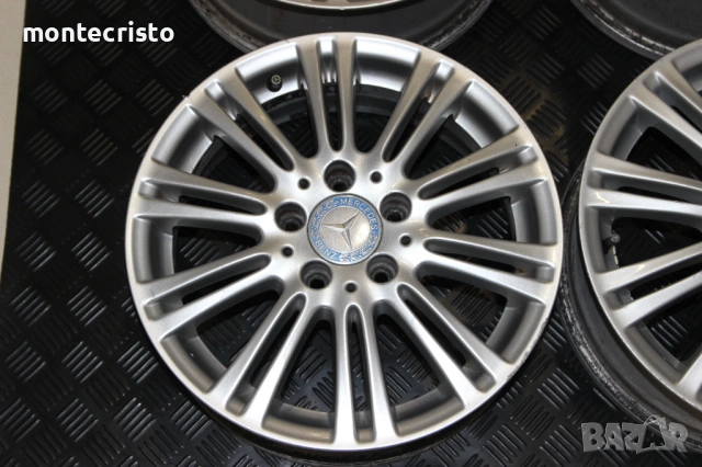 Алуминиеви джанти Mercedes W169 A-Class (2004-2012г.) Mercedes B-Class W245 16 цола 5x112 66.6, снимка 7 - Гуми и джанти - 53932264