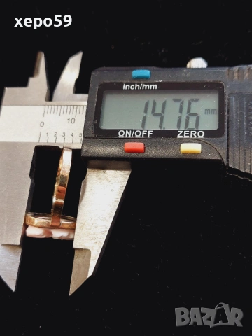 Дамски златен пръстен с коралова камея.Злато 14 карата, снимка 8 - Пръстени - 53484949