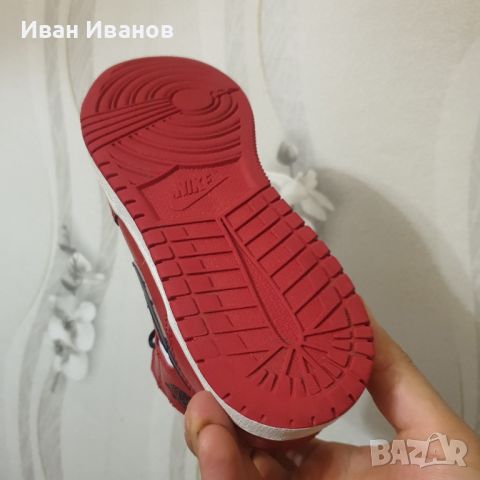  Air Jordan 1 Retro Mid 'Gym Red White' номер 37-37,5 оригинални маратонки , снимка 13 - Маратонки - 46368798