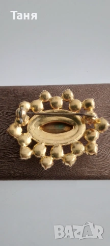 Чешка винтидж брошка, снимка 3 - Други - 54060969