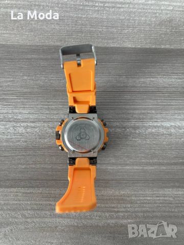 Часовник Casio G-Shock метален корпус оранжева каишка реплика, снимка 8 - Мъжки - 45996713