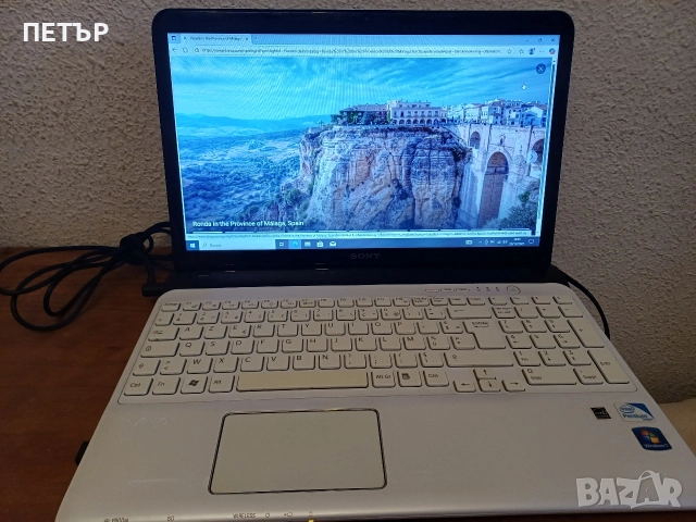 Sony vaio model SVE151D11M Windows 10 ram 4 gb hard disk 320 gb повече информациа във фото снимките , снимка 3 - Лаптопи за дома - 52926269