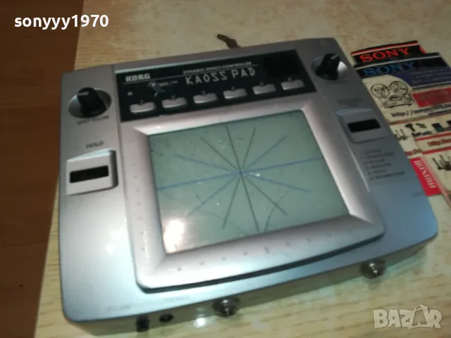 Korg Kaoss Pad KP-1 tokyo/japan 12v-внос swiss 2704251732, снимка 4 - Ресийвъри, усилватели, смесителни пултове - 50057207